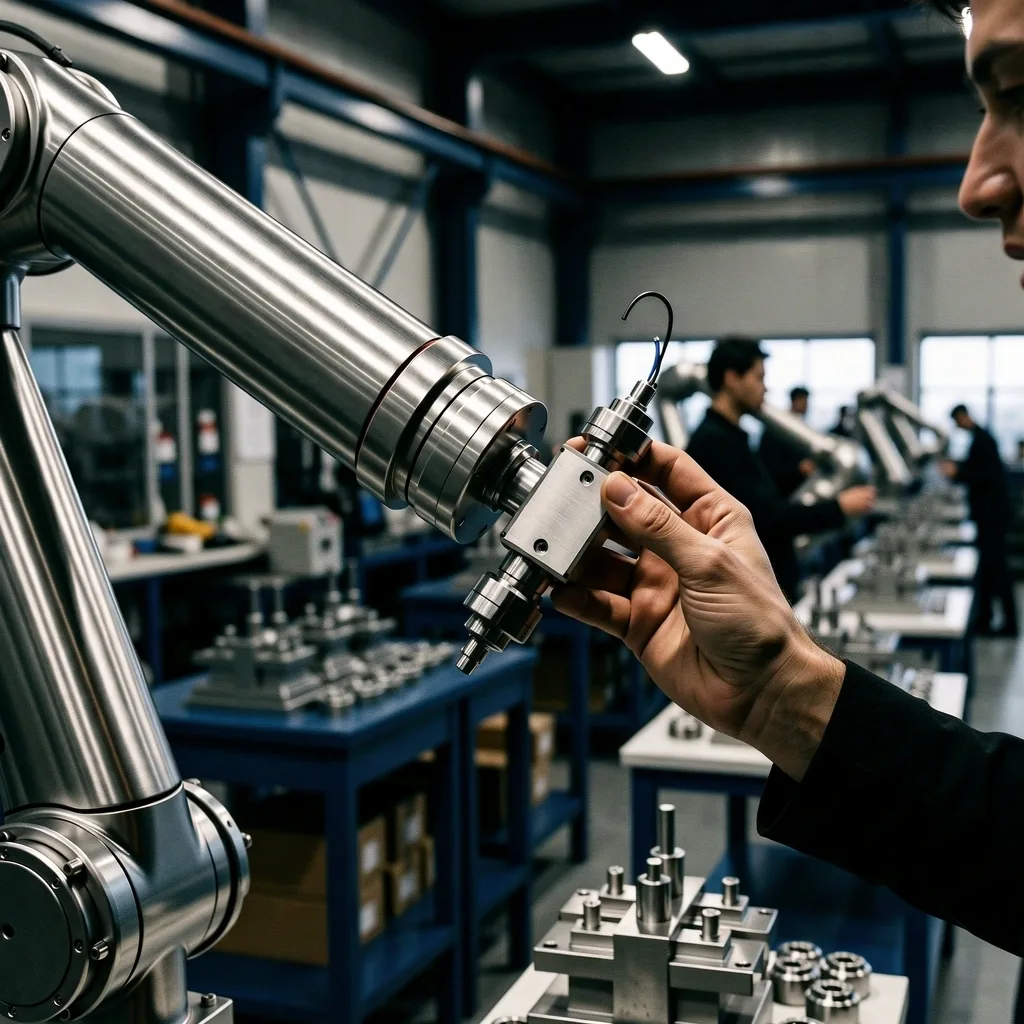 Industrial robotics calibration component