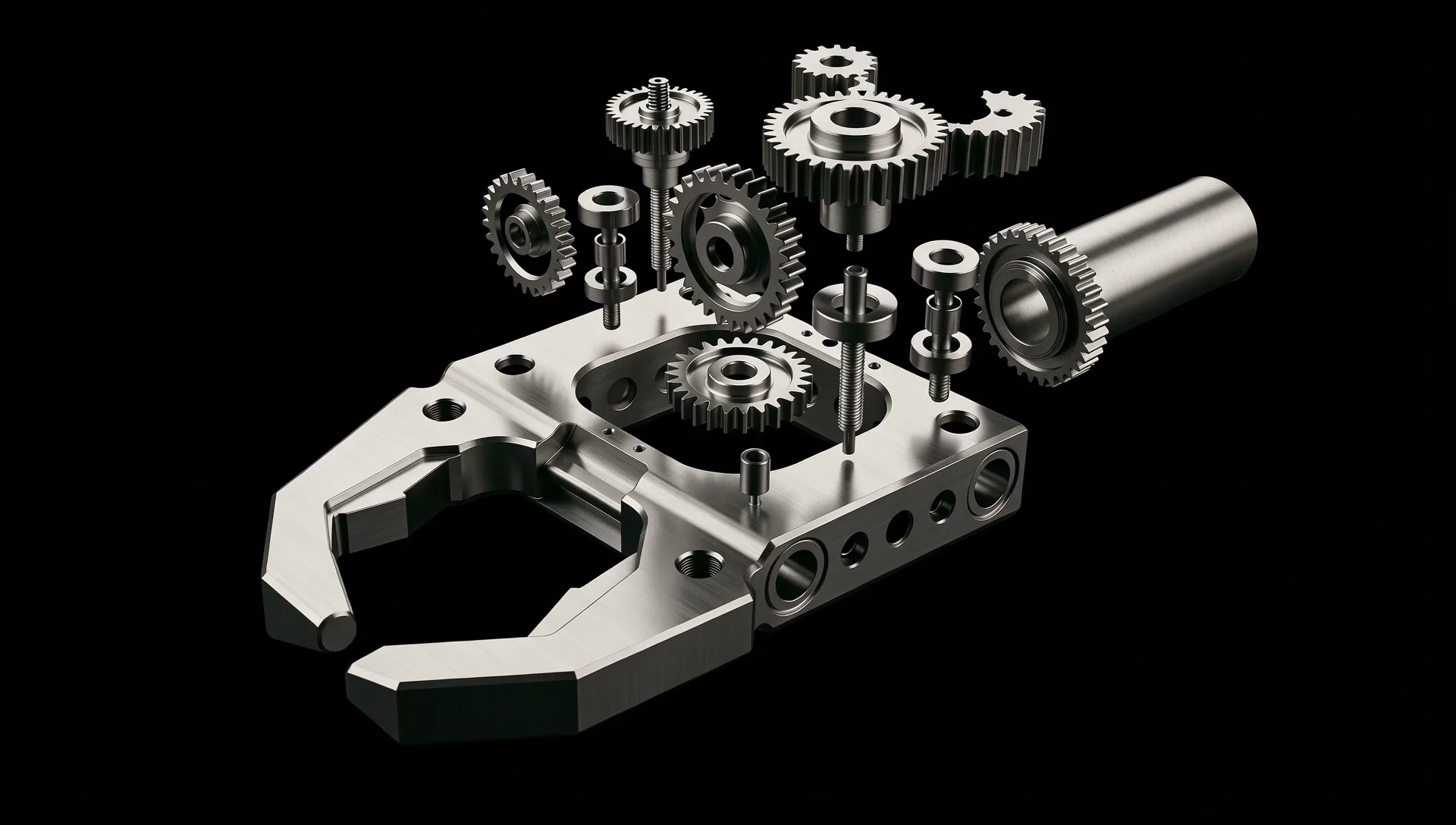 Robotic arm in motion